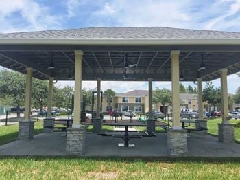 Pavilion with grills